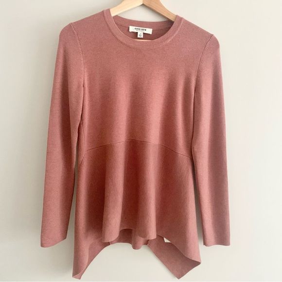 evernew Tops - EVERNEW Hanky Hem Peplum Top